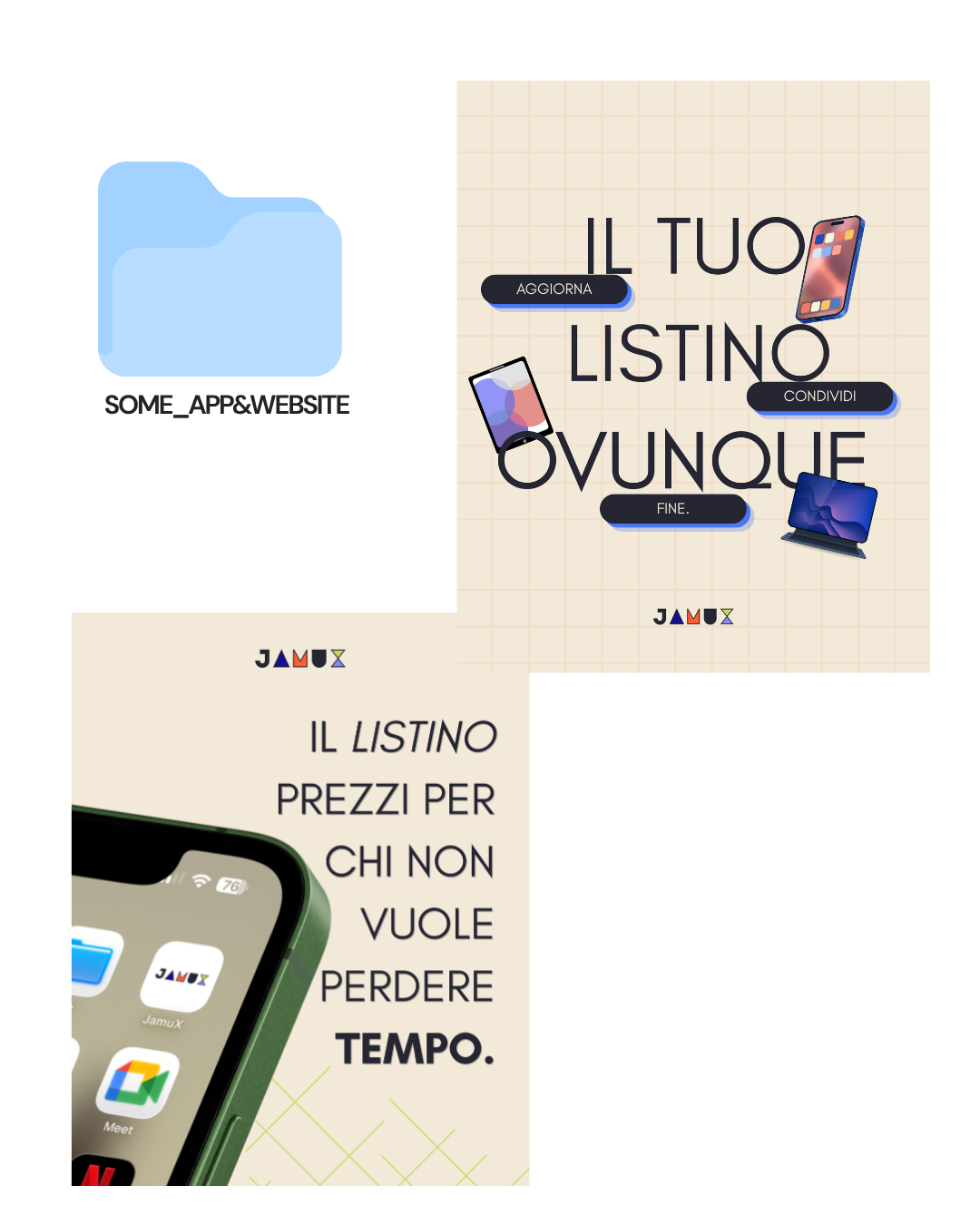 Showcase della piattaforma JamuX, progetto digitale firmato Tasting Minds a Milano